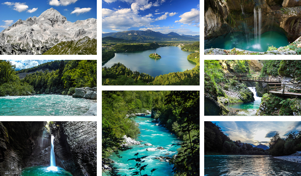 Foto-Collage Slowenien